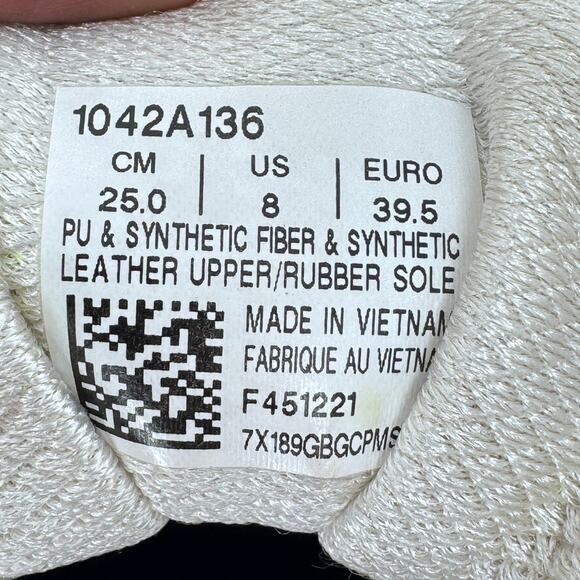 Asics Solution Speed FF 2 Tennis Pickleball Womens Size 8 White Lace Up 1042A136 - Picture 10 of 10